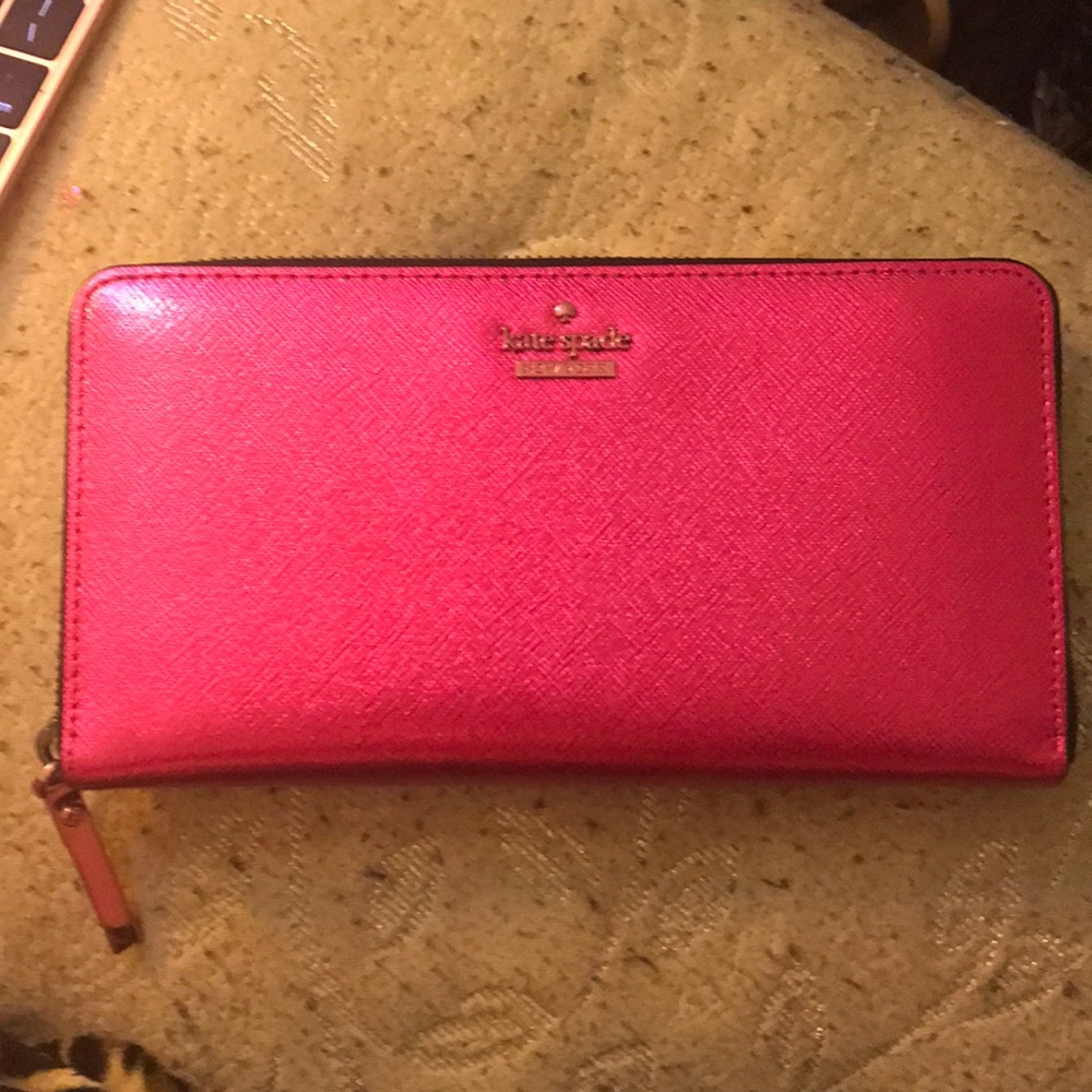 Authentic Kate Spade Pink Continental Wallet